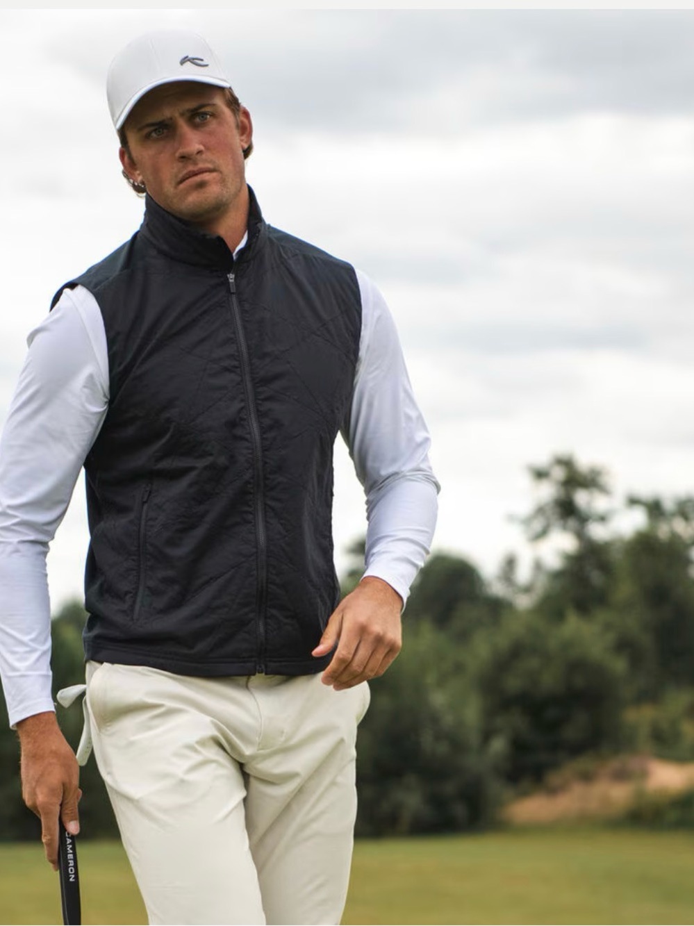 KJUS • Men’s Retention Vest Golf Vest black gray - small